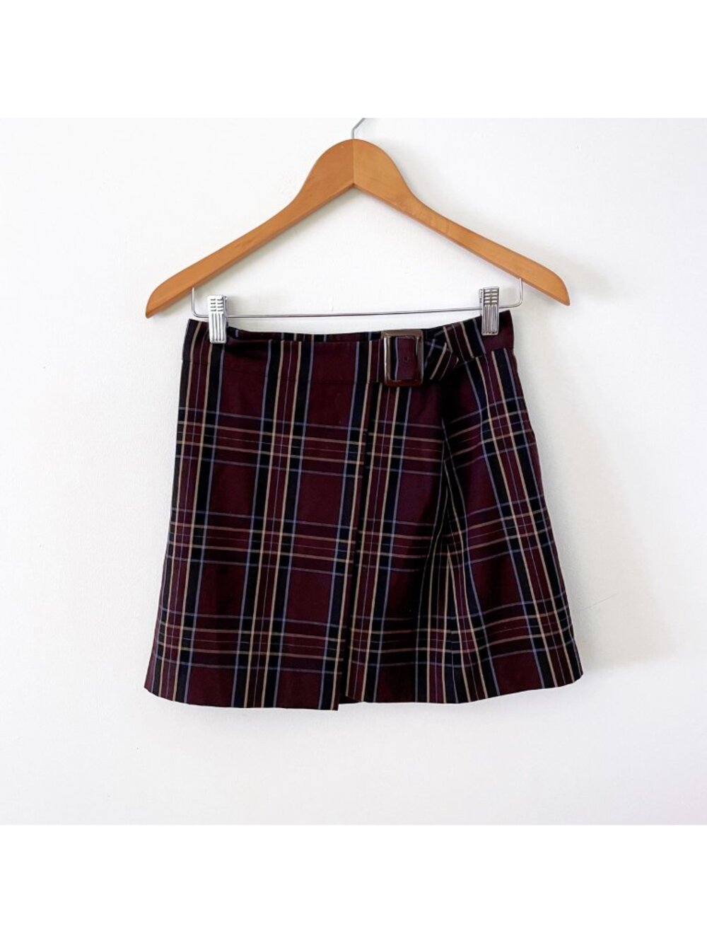 Aritzia Sunday Best Plaid Mini Skirt, Size 4